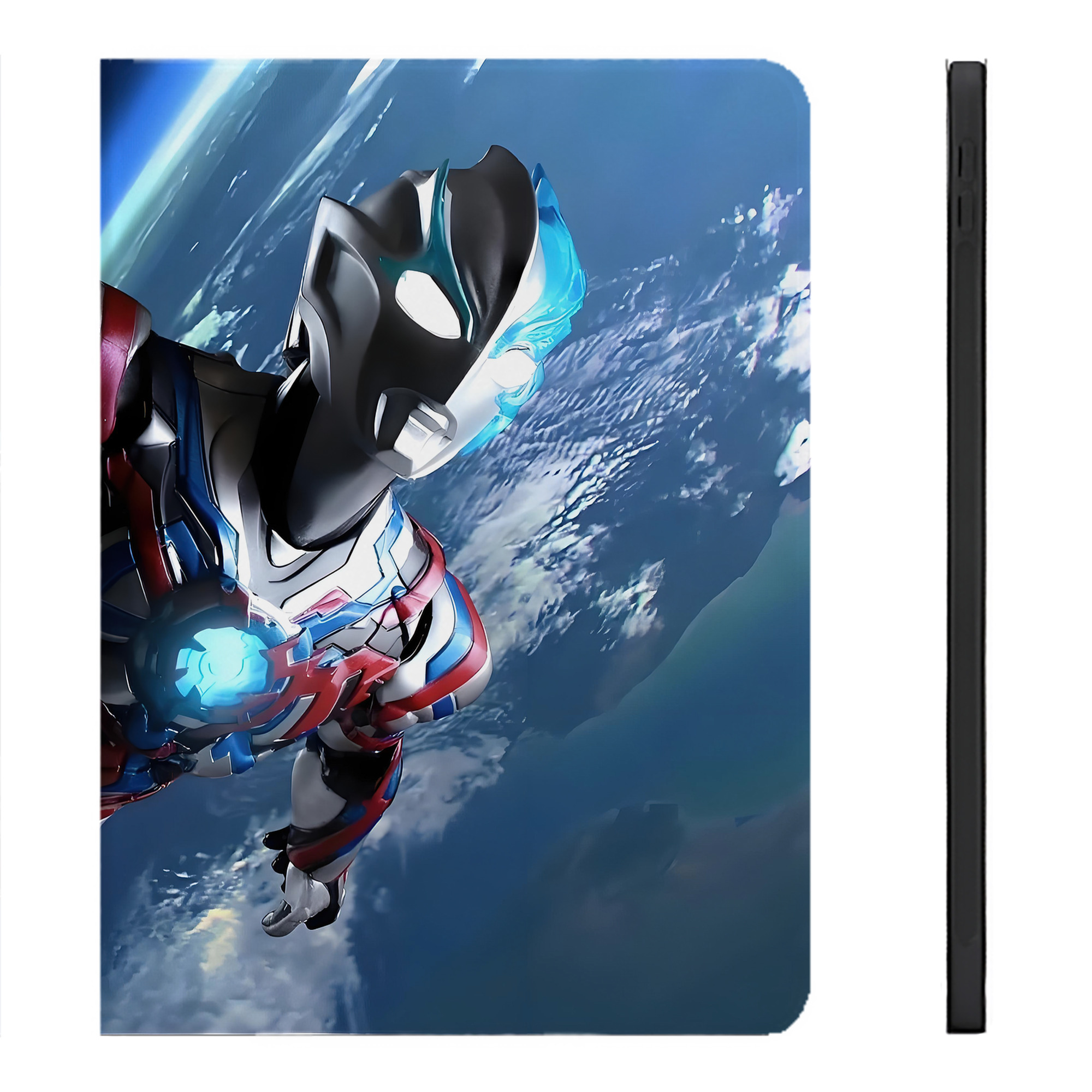 （画像用） ウルトラマン Ultraman IPadケース ペンホルダー付き ブックスタイルデザイン